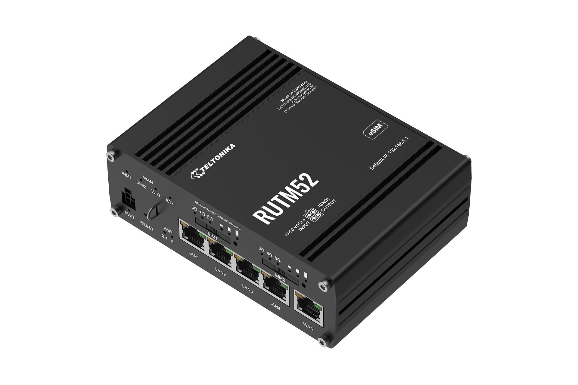 Teltonika RUTM52 Dual- Modem 5G reititin - Image 2