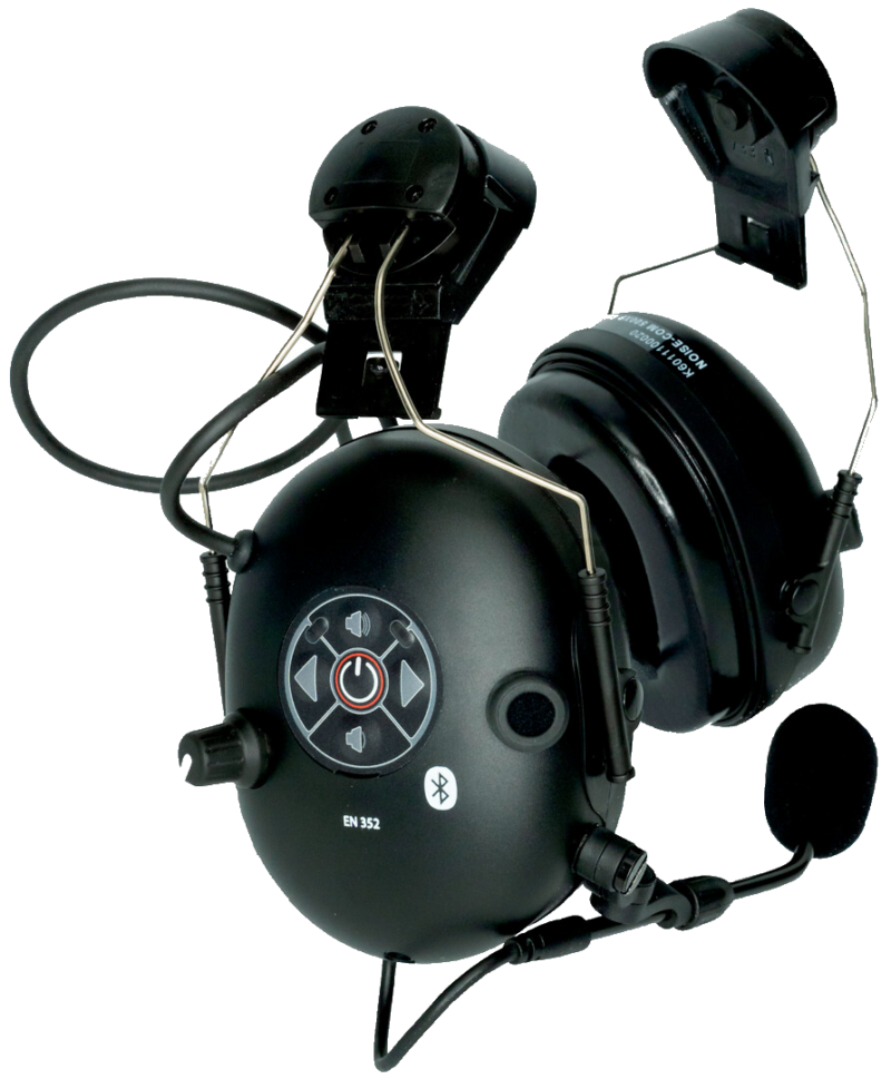 Savox Noise-Com 500XP -Aktiivikuulosuojain kypäräkiinnityksellä
